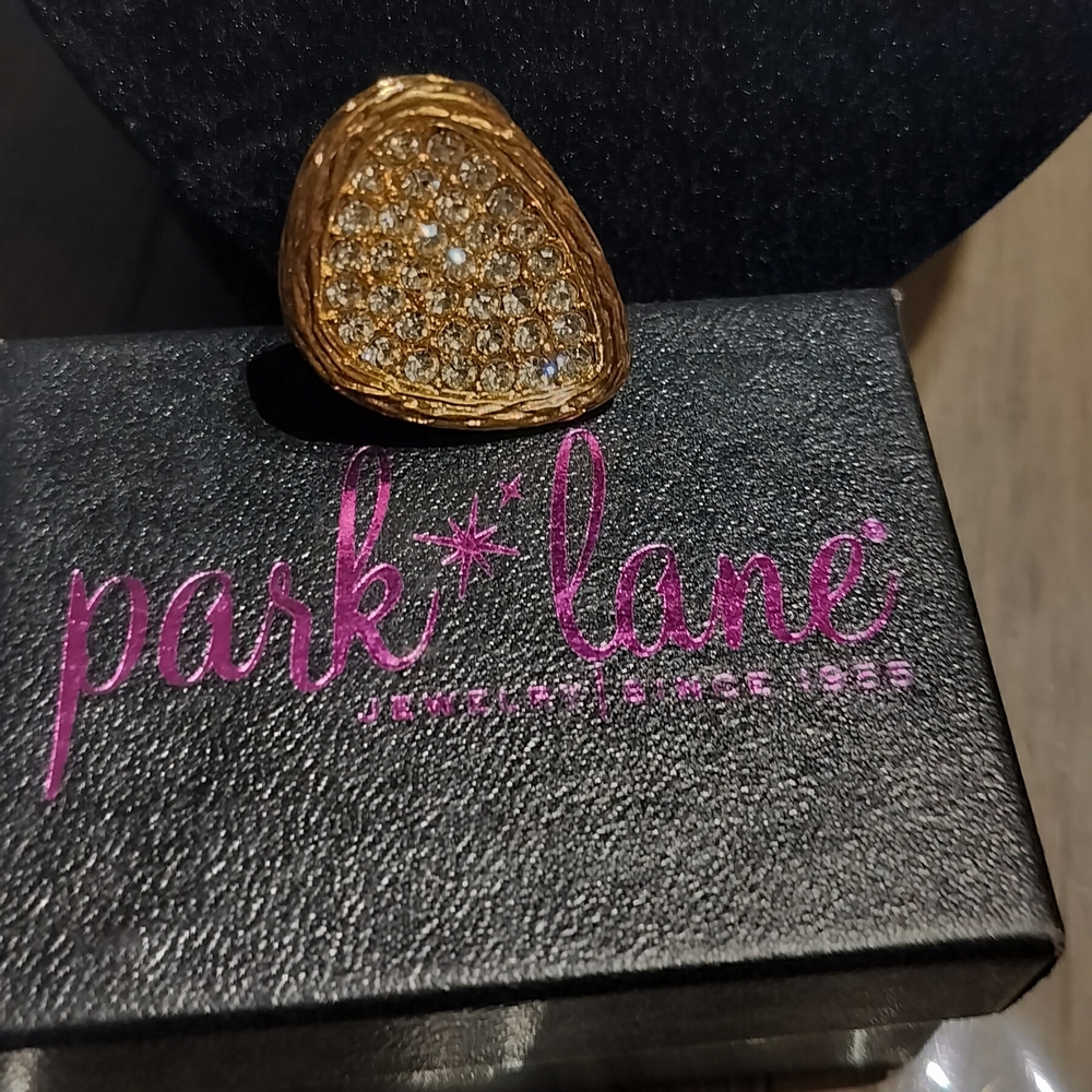 Park Lane Gold Crystal Ring